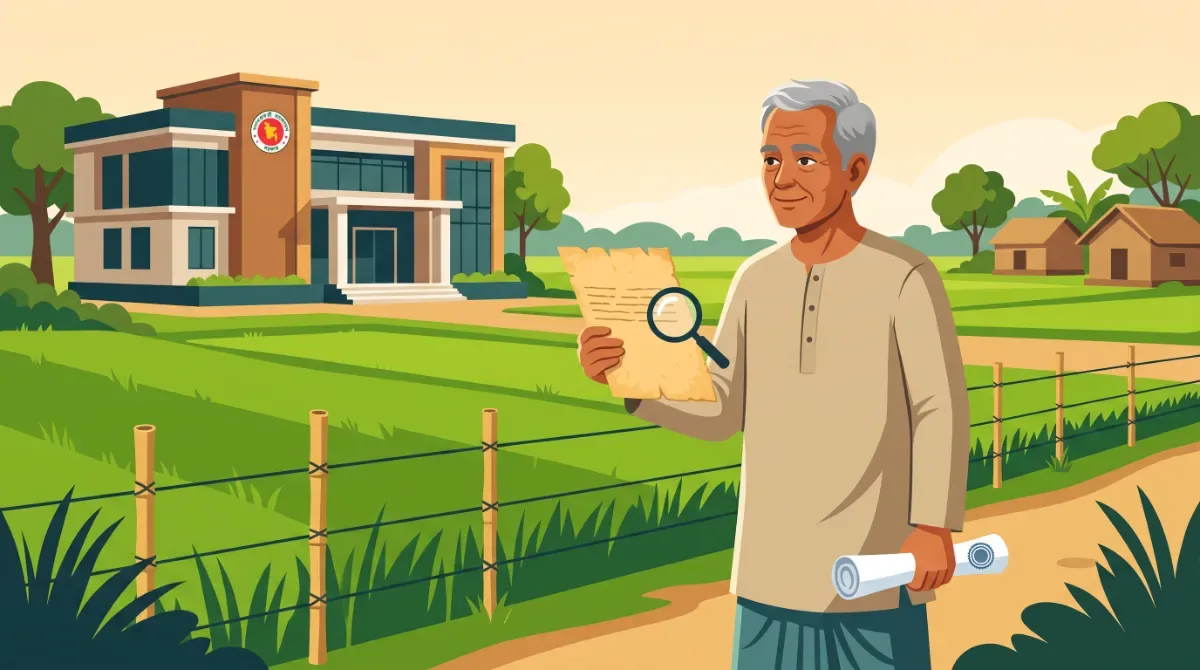 খতিয়ানে পূর্বপুরুষের নাম থাকলে করণীয় কী: জমির প্রকৃত বর্তমান মালিক ও দখলদার নির্ণয়ের সম্পূর্ণ গাইড